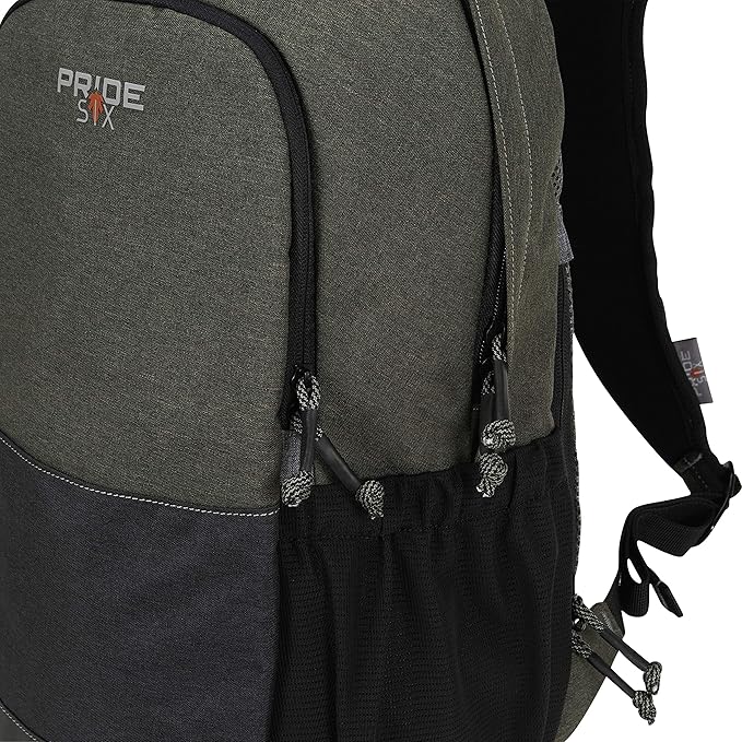 Allen Company Pride6 Camp Pack with Laptop and Pocket Multiple External and Internal Pockets No Rub Neck Panels 17 Inch/1607 Cubic inches / 26 L Green