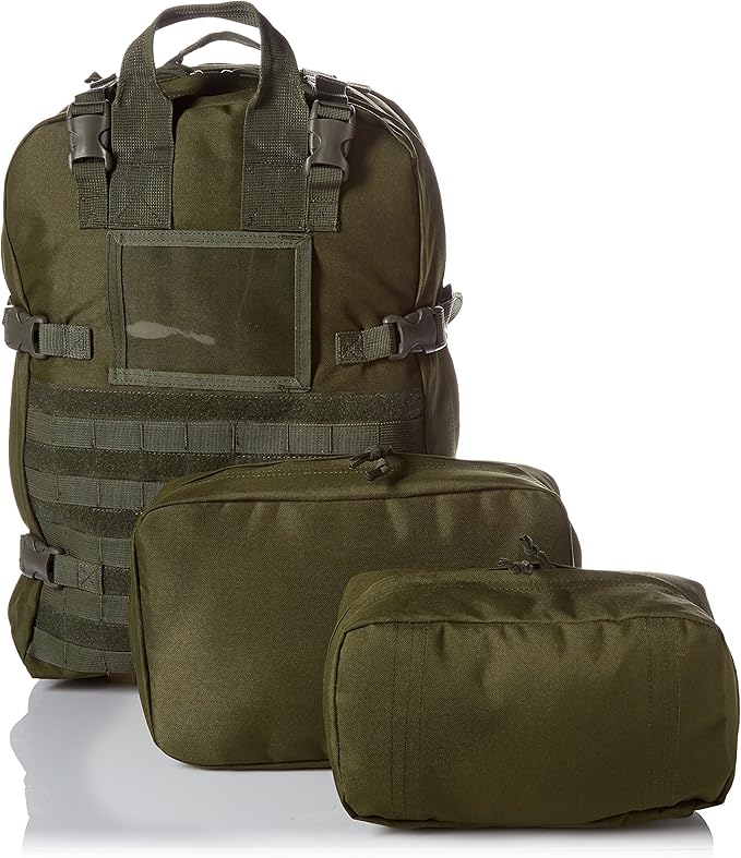 Fully Stocked First Aid Backpack OD Green