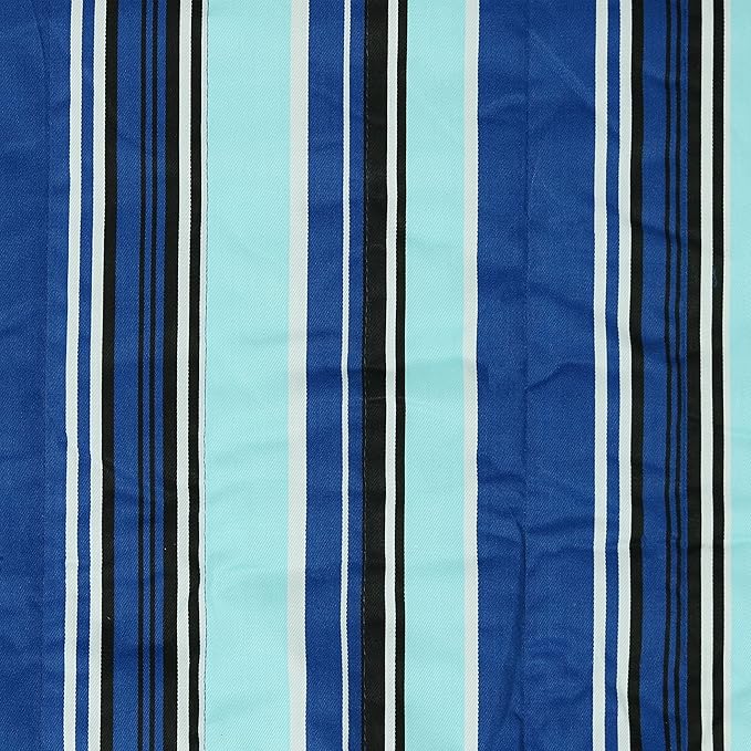 Sunnydaze Quilted Double Hammock with Stand for Outside - 400-Pound Capacity 2-Person Hammock with Stand - 15-Foot Stand - Catalina Beach
