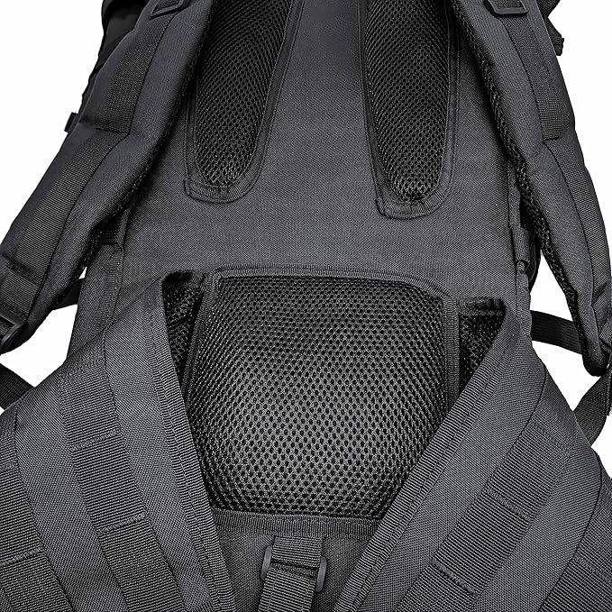 Silfrae Tactical Rifle Backpack Long Rifle Bag Molle Military Backpack for Trekking Hunting Camping