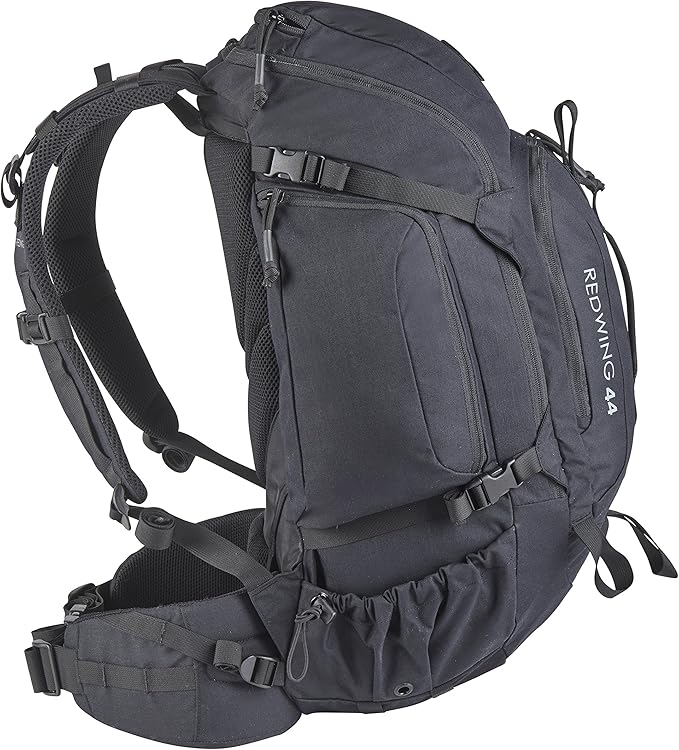Kelty Redwing Tactical Backpack - Built to Military Specification Army Backpack Durable &amp Strong Built to Last Aluminum Stays Ideal for Military Police Outdoors Hiking or Bug Out Bag | Black