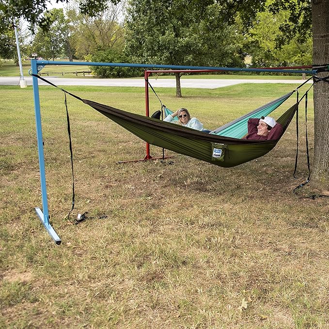 Equip Single Point Portable Hammock Stand - Perfect for Lounging &amp Camping Hammocks - Hang Around &amp Enjoy The Outdoors - Up to 400lbs Capacity