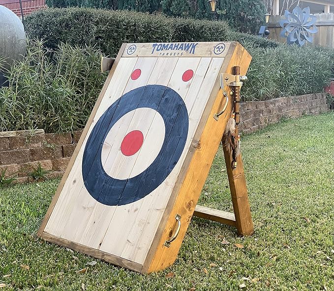 2-Ring Foldable Axe and Knife Throwing Target