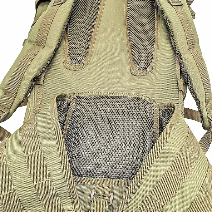 Silfrae Tactical Rifle Backpack Long Rifle Bag Molle Military Backpack for Trekking Hunting Camping