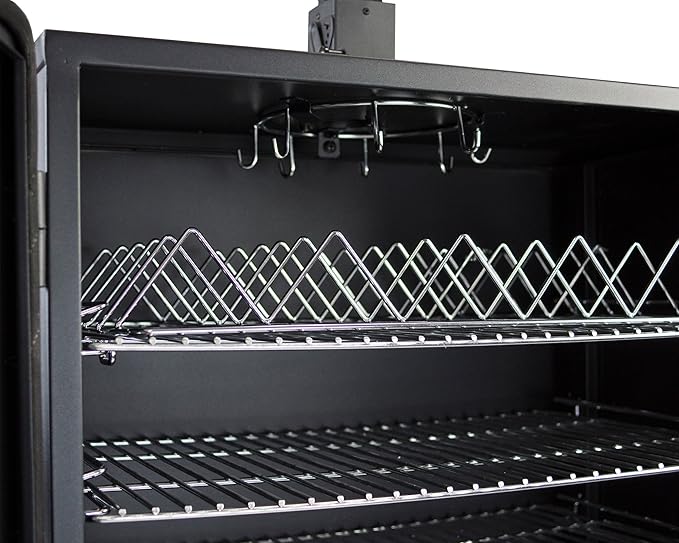 Dyna-Glo DGO1890BDC-D Wide Body Vertical Offset Charcoal SmokerBlack