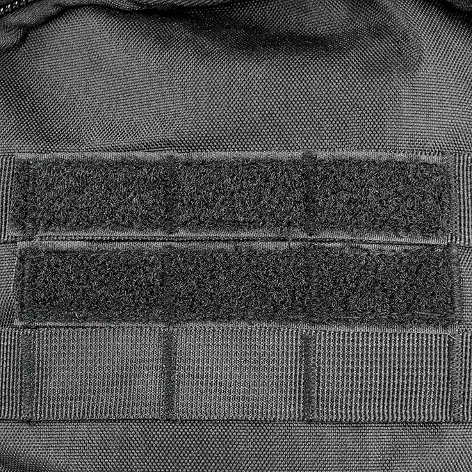 All_Fine Heavy Duty Tactical Travel Backpack Student Laptop Bookbag Durable Quality Military Molle Army Pack Outdoor Hiking Camping Traveling Rucksack Black Medium