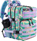 LHI Tactical Military Backpack for Men and Women 25L/35L Army Assault Pack Bag Small Rucksack with Bottle Holder